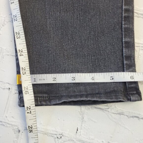 Levi’s premium denim dark gray/washed out black 311 shaping skinny jeans 18W - Picture 4 of 13